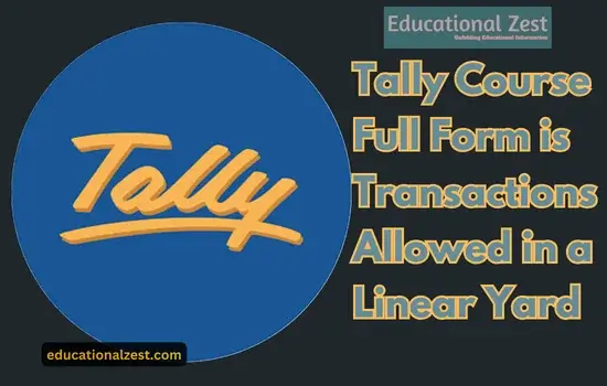 Tally Course Full Form