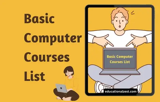 Basic Computer Courses List