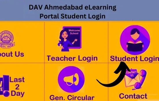 DAV Ahmedabad E-learning Portal Student Login
