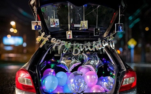 Decorate a Car for a Birthday